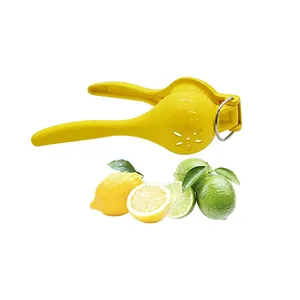 Presse-agrumes manuel en alliage d'aluminium jaune, Gadgets de cuisine, presse-agrumes manuel pour fruits Orange