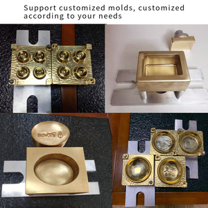 Machine d'estampage manuelle de savon semi-automatique à froid Machine de moulage de savon de moule de forme personnalisée - Product Image 3