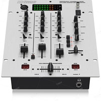TNH DX626 Mixeur audio numérique professionnel 3 canaux avec compteur BPM et contrôleur DJ VCA / Console de mixage audio pour bar et soirée
