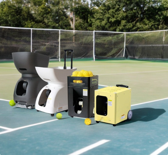 Portable Auto Pickleball Serving Machine App Remote Control Adjustable Speed 10-50km/h 45 Balls Capacity for Home/Club Coaches