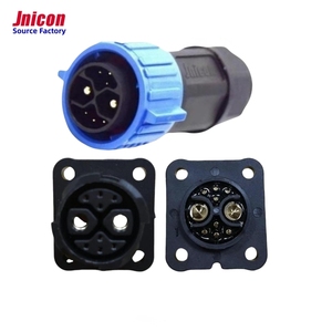 Jnicon M25 2 + 8 Pin IP67 Tự Khóa Nam Nữ Cắm Sàn Sưởi Ấm Dây Điện Vuông Ổ Cắm Tín Hiệu LED Ánh Sáng Kết Nối Không Thấm Nước - Product Image 1