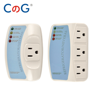 Protector contra sobretensiones CG de salida única/tres, <span class=keywords><strong>enchufe</strong></span> de tensión <span class=keywords><strong>para</strong></span> electrodomésticos, estándar de EE. UU. <span class=keywords><strong>Para</strong></span> PC/TV/refrigerador 120V 15A - Product Image 1