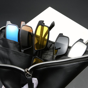 サングラスのDLC2247PC偏光ナイトビジョンクリップgafas de sol para hombre - Product Image 4
