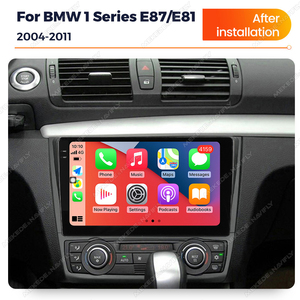 Autoradio Radio GPS Wifi 4-64G Android 13 GPS Multimedia Dashboard Rückfahr kamera <span class=keywords><strong>MP3</strong></span>/MP4 Player für BMW 1er E87 E81 - Product Image 2