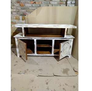 Mueble de Madera de Mango Tallada, Diseño Moderno y Antiguo, Mueble Multiusos para Hotel, Uso en Interiores, para Sala de Estar - Product Image 1