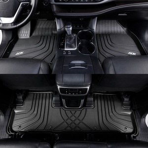 Robuste en caoutchouc Avancée matériau TPE 7D <span class=keywords><strong>voiture</strong></span> <span class=keywords><strong>tapis</strong></span> de sol 4 pièces pour TOYOTA HIGHLANDER 5 sièges version// - Product Image 1