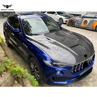 Capot Moteur d'Accessoires Extérieurs en Fibre de Carbone Humide Haute Qualité pour Maserati Levante, Mise à Niveau Style MSY