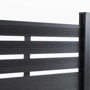 แผงรั้ว WPC แบบ Co-Extruded คุณภาพพรีเมียม ป้องกัน 360 องศา ลายไม้สีดำ ป้องกันการมองเห็น ทนทานต่อรังสียูวี เป็นมิตรกับสิ่งแวดล้อม - Product Image 6