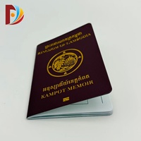 Service d'impression de passeports de jeu pour enfants personnalisés, avec conception sur mesure, en papier de voyage, motif dessin animé, vente en gros