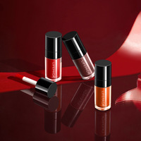 Tube de brillant à lèvres transparent avec grand applicateur, personnalisable avec logo, emballage vide en plastique pour gloss, tube cosmétique étanche et écologique