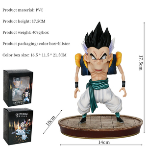 Figura de Acción de PVC de 18 cm de Dragon Ball Z Super Saiyan, Modelo de <span class=keywords><strong>Gotenks</strong></span> Gordo y Flaco, Juguetes para Niños, Nuevo Producto, Regalo de Anime de Dragon Ball - Product Image 3