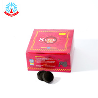 Charbon de bois de pomme pour chicha, taille populaire 38MM, accessoires de chicha, charbon de haute qualité pour le marché sud-africain