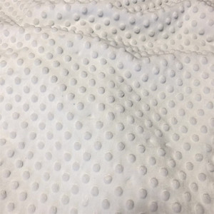 <span class=keywords><strong>Blanc</strong></span> <span class=keywords><strong>Minky</strong></span> dot tissu oeko tex couvertures enfants tissu - Product Image 3
