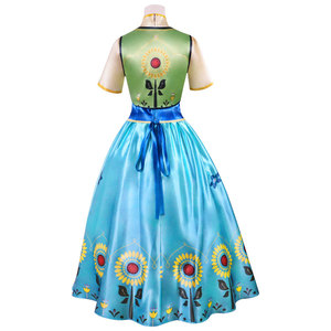 Abito festa di Halloween ghiaccio regina delle nevi <span class=keywords><strong>principessa</strong></span> Anna <span class=keywords><strong>Costume</strong></span> Cosplay per adulti Gril donne HCGD-040 - Product Image 3
