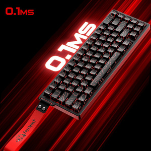 Freewolf F68 PRO Três Modo RGB Eixo Magnético Teclado Mecânico Linha De Contorno Com Fio 8K BT Sem Fio Teclado Eixo Magnético - Product Image 2