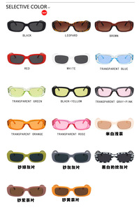 Özel Üretim Yeni Moda Retro UV400 Güneş Gözlüğü Vintage Küçük Kare Unisex Güneş Gözlüğü - Product Image 3
