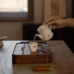 Walnut Wood Chinese Style Drainable <b>Tea</b> Tray 50x22x5cm Flat Design For Kung Fu <b>Tea</b> <b>Sets</b> Afternoon <b>Tea</b> Use - Product Image 4