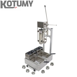 Machine commerciale verticale multifonctionnelle à manivelle pour bâtonnets de pâte frits à l'espagnole Latin Gina - Product Image 2