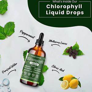 Supplément liquide antioxydant à base de plantes OEM Chlorophylle organique Gouttes liquides végétaliennes pour le nettoyage de la peau et le soutien à la purification du sang - Product Image 6