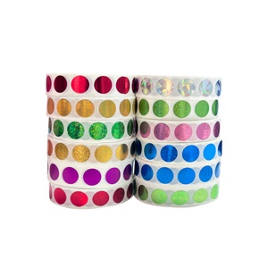 Etiquetas Adhesivas Personalizadas para Raspar <span class=keywords><strong>de</strong></span> Lotería, <span class=keywords><strong>Precio</strong></span> <span class=keywords><strong>de</strong></span> Fábrica, <span class=keywords><strong>12</strong></span> mm, Etiquetas Redondas Holográficas Láser para Raspar en Rollo - Product Image 5