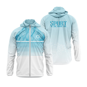 Veste de sport d'extérieur personnalisée pour homme et femme, coupe ajustée, légère, respirante, anti-UV, à manches longues, pour club et compétition - Product Image 6