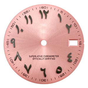 Nhà Máy Tùy Chỉnh Thiết Kế Chữ Số Ả Rập Sunray Quay Số 28.5Mm Nh35 Trống Phục Hồi Đầy Đủ Sáng Đồng Hồ Đồng Hồ Quay Số - Product Image 1