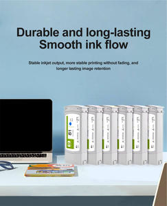 6 colores 680 ML/PC para HP 81 Cartucho de tinta compatible Tinta de tinte completo para impresora HP Designjet Z5000 5000 5000PC 5500 - Product Image 6