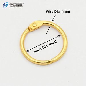 YIWANG or matériel couleur ronde livre reliure anneau carte anneaux feuilles mobiles reliure anneaux - Product Image 3