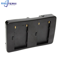 F2-BP NP-F Batterie V-mount Batterie Convertisseur Adaptateur Plaque Ajustement NP-F550 F750 F970 pour Canon 5D2 DSLR Caméra lumière LED Moniteur