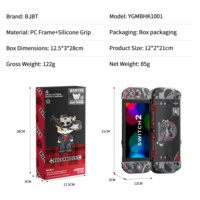 Étui de protection personnalisé avec logo Rockabilly Cat pour Nintendo Switch 2, cadre rigide en PC avec poignée en silicone, antichoc, anti-rayures