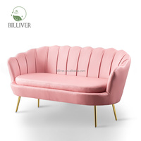 Fauteuil de salon moderne pliable en velours, forme de fleur, portable, confortable