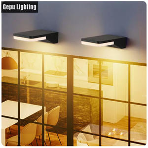 Nouveau Style <span class=keywords><strong>Simple</strong></span> Applique Murale Extérieure Creative LED Face Vers Le Bas <span class=keywords><strong>Simple</strong></span> Côté Lumineux <span class=keywords><strong>Plaque</strong></span> De Porte Étanche Balcon Avant Terrasse - Product Image 4