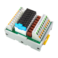 Module de relais électromagnétique 8 canaux 5A 24VDC 1NO, technologie de fiche de charge scellée avec fusible, pour utilisation en télécommunications Shimaide 250VAC Ag