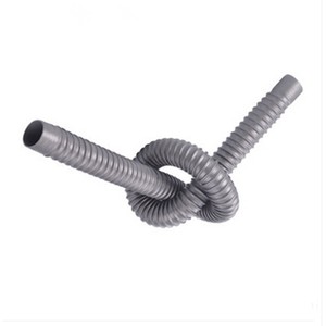 Tubo de drenaje de 80 mm de diámetro exterior, manguera flexible curvada para lavabos, fregaderos, encimeras, conexión por compresión, fácil instalación - Product Image 1