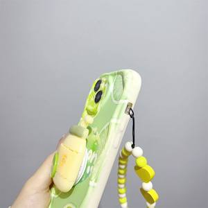 <span class=keywords><strong>Coque</strong></span> de Téléphone en TPU avec Lanière Chaîne pour <span class=keywords><strong>iPhone</strong></span> 16 Pro Max 15 14 13 12 <span class=keywords><strong>11</strong></span> XS XR, Motif <span class=keywords><strong>Citron</strong></span> Nectarina, Souple et Anti-Chocs - Product Image 4