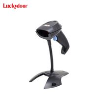 Pemindai Barcode K-211 Harga Terjangkau, Pembaca Laser 1D & Kode QR untuk POS & Inventaris