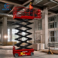 Plateforme élévatrice à ciseaux électrique autopropulsée de 300 kg de capacité de charge, vente d'usine en Chine, plateforme élévatrice hydraulique