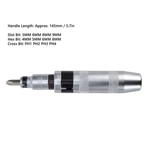 HARLEY sốc tác động điều khiển thiết lập 1/2 "Heavy-Duty CR-V Kit 3/8" Ổ cắm Adapter + 4 bit Loại Reversible 250nm đánh giá - Product Image 3