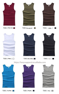 Commercio all'ingrosso di alta qualità abbigliamento da lavoro elastico sottile da palestra a coste <span class=keywords><strong>canotta</strong></span> multicolore in cotone tinta unita - Product Image 5