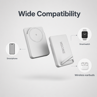 OEM/ODM Personnalisé Faible MOQ 500 15W Sans Fil 22.5W PD Power Bank 10000mAh Support Magnétique Intégré Laser Cx137