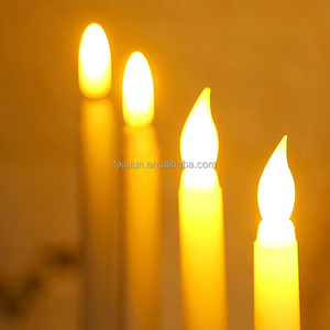 GJ-LC002 Wedding Decor 3D Wholesale <b>Long</b> Flameless Led <b>Candles</b> with Remote Control 10-key Floating Led <b>Candles</b> with Control - Product Image 3