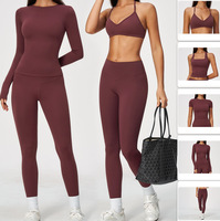 Ensemble de survêtement pour femme, collection automne, sweat à capuche, pantalon de jogging, veste, pantalon large, vêtements de yoga, pilates, gym, studio, logo personnalisé