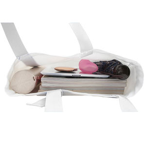 Sac de courses réutilisable en tissu RPET recyclé, design OEM, pas cher, avec logo - Product Image 4