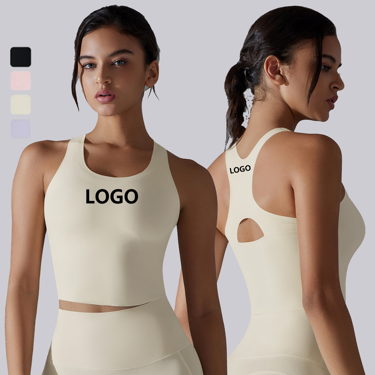 Wholesale Yoga Sleeveless Shirt Seamless Sports Top Yoga Clothes T-shirt Sports Fitness Clothes Yoga Short