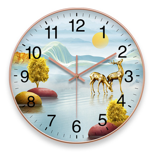 Đồng hồ treo tường im lặng 16 inch Cổ Điển Mới-Lý tưởng cho trang trí phòng khách - Product Image 3