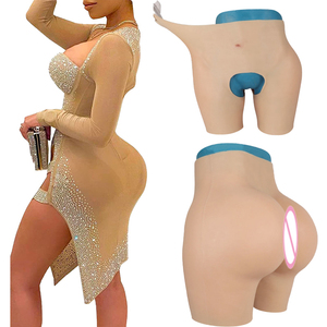 Fausses fesses artificielles sexy pour dames Culotte d'amélioration Faux fesses en silicone pour femmes Coussinets en silicone pour les hanches - Product Image 1