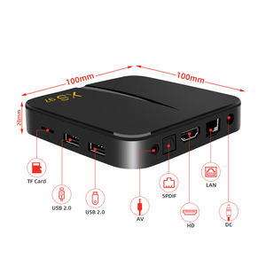 XS97 4K HDR สมาร์ททีวี S905W2 16GB 32GB Quad <span class=keywords><strong>Core</strong></span> 64 bit BT <span class=keywords><strong>dual</strong></span> WiFi <span class=keywords><strong>Android</strong></span> 11กล่องรองรับเครื่องเล่นมีเดีย - Product Image 3