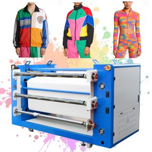 Big Semi-Automatic Roll-roll 420 Drum Bottom Feeding Heat Press Machine for Curtains New - Product Image 6