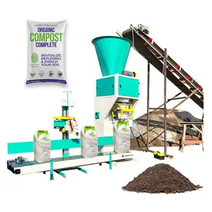 25Kg 50Kg Mulch Compost Onregelmatig Gevormde Stukken Zak Afdichting Bariet Gipsvlokken Verpakkingsmachine