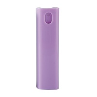 10 ml draagbare vierkante PP plastic parfum verstuiverfles met pompsprayer, bedrukbaar met zeefdruk
